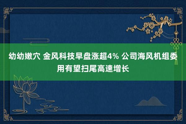 幼幼嫩穴 金风科技早盘涨超4% 公司海风机组委用有望扫尾高速增长