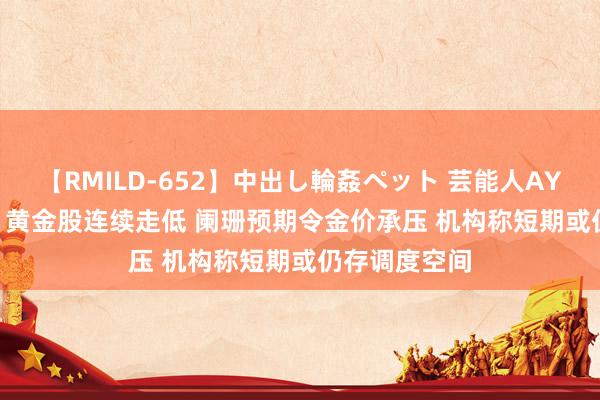 【RMILD-652】中出し輪姦ペット 芸能人AYA 港股异动 | 黄金股连续走低 阑珊预期令金价承压 机构称短期或仍存调度空间